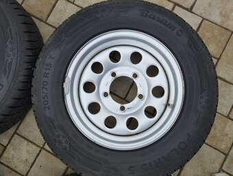 Sada kol 5x139,7 205/70R15 nové zimní pneu s disky Jimny - 5
