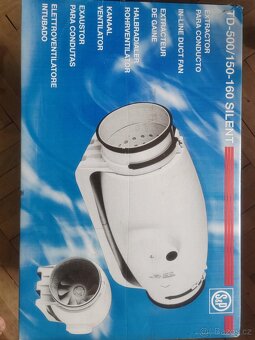 potrubní ventilátor TD-500/150-160 Silent 3V (Velmi tichý) - 5