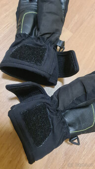 Dětské rukavice LEKI Max Junior black-lime, vel.4 - 5