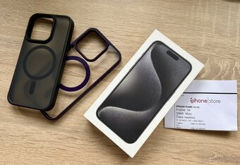 Apple iPhone 15 Pro 128gb černý titan-komplet,záruka,2xkryt - 5