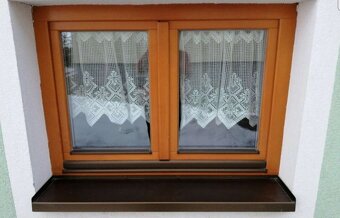 Okna dřevo dvojsklo a dveře na celý dům 16 oken 3 balkonove - 5