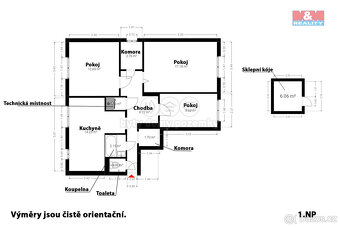 Prodej bytu 3+1, 82 m², Stráž, ul. Stráž - 5