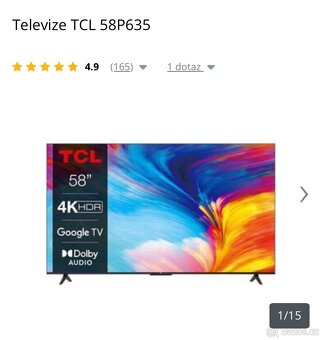 TCL 58” - 5