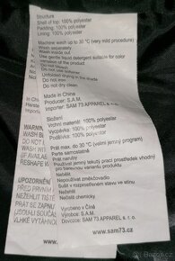 Dívčí zimní červená bunda s kapucí SAM73 vel. 164 - 5