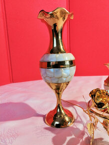 Dekoratvní mosazná sada s  perletí - 5