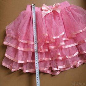 Dětská tutu sukně růžová - 5