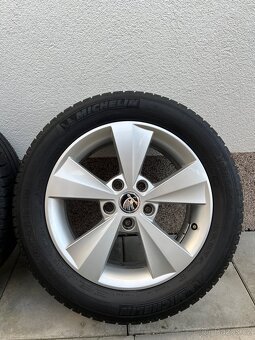 Sada alu kol/disky 16 skoda octavia a letní pneu 205/55R16 - 5