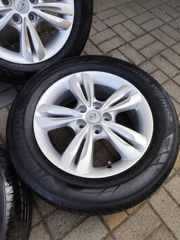ALU 5x114.3 r17 HYUNDAI + LETNÍ PNEU - PĚKNÁ SADA - 5