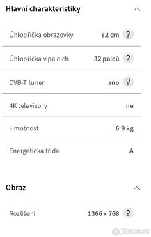 SHARP televize - 5