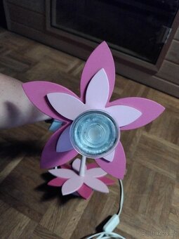 Dětské světlo a lampa - růžové - 5