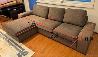 Brown sofa 28590 - 5
