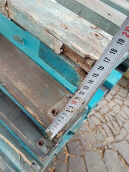 Dřevěné palety 80 x 60 x 16 cm. - 5