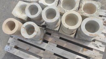 Kamenná váza, pískovcová váza, kalich, koryto, 20 ks - 5