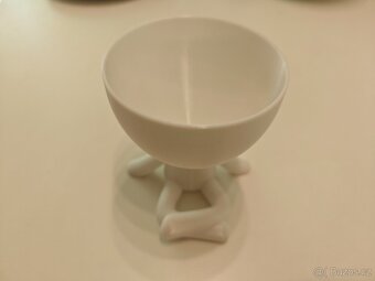 Yoga květináč bílý 10,5cm průměr sukulenty - 5