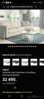 IKEA VIMLE 3 - místná pohovka - 5