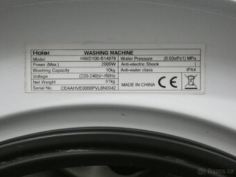 Použitá pračkosušička HAIER HWD100 se zárukou - 5