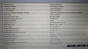 HP ProBook 4535s - 5