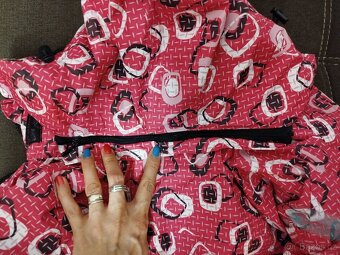 Dívčí zimní / lyžařská bunda vel 98/104 - 5