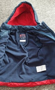 Teplá zimní bunda vel. 128 - 5