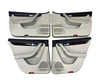 Sedačky světle béžová kůže alcantara VW Passat B7 kombi 2011 - 5