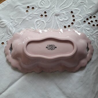 Miska z růžového porcelánu Chodov - 5