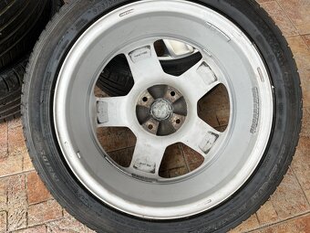 4x zachovalé litá kola 4x108 R17, letní pneu - 5