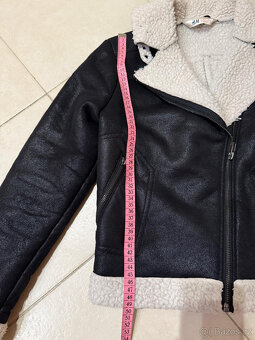 Dívčí bunda - kožíšek vel. 158 - 5