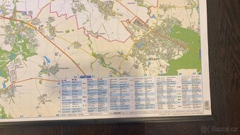 Velká nástěnná mapa Prahy - 5