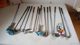 Kompletní golfový set zn.Topflite vč.bagu a vozíku - 5
