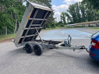 Bržděný sklopný přívěs Hapert 2000 kg, nová podlaha - 5