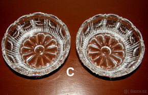 Skleněná mísa, miska, podložka - různé druhy - 5