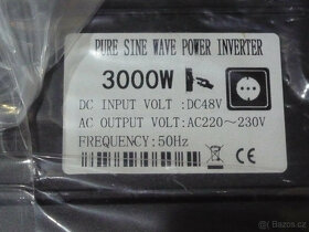 Měnič SWIPOWER 48V na 230V, výkon 3000W/6000W čistý sinus - 5