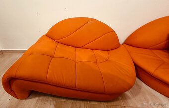 KOŽENKOVÁ SEDACÍ SOUPRAVA 5 KS  - 5