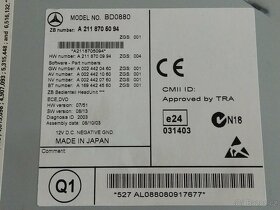 Rádio Comand na Mercedes Benz - E , w211 Facelift - 5