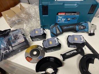 Nová Aku úhlová bruska Makita DGA513RT3J - SET - 5