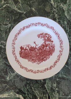 Velký kulatý porcelánový talíř, Německo 28,5 - 5