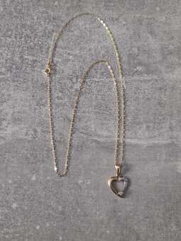 Dámský náhrdelník zlatý 375 9karatu - 5