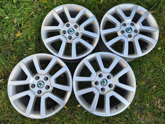 Sada originálních Alu disků Škoda Yeti - SPITZBERG - 7x17" - 5