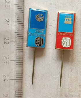 stare smaltovane jehlicove odznaky - ruzne druhy, 70 leta - 5