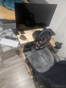 Volant Logitech G29 + ruční výroba kokpitu - 5
