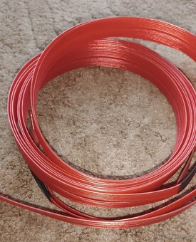 reproduktorový kabel plochý HiFi, délka 2,5 m 2 páry - 5