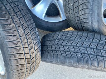 Alu kola 16” 5x112 Škoda a zimní pneu 205/55/R16 - 5