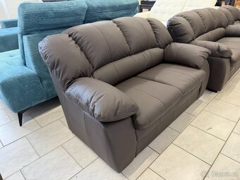 Sedací souprava 3 + 2 + 1 -kůže -NEPOUŽITÁ - 5