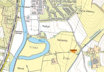 Prodej celého pozemku Pěnné 2144 m² - 5