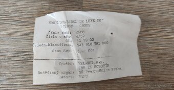 Cyklistický nosič zavazadel DE LUXE s pérem, chrom. 80. léta - 5