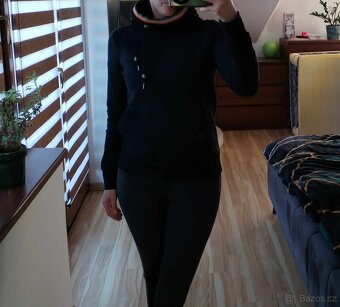 Černá mikina Ragwear s duhovou kapucí vel. S - 5