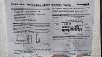 Pokojový termostat CR04 Honeywell - 5