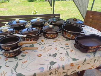 Retro smaltované hrnce - 5