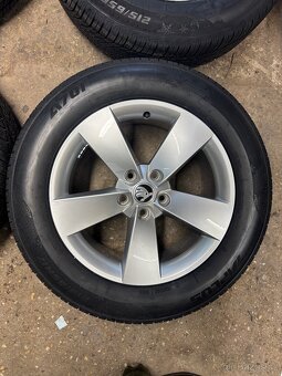 Originál alu Škoda Kodiaq RATIKON R17 Nové zimní pneu - 5