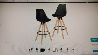 2 barové židle - 5